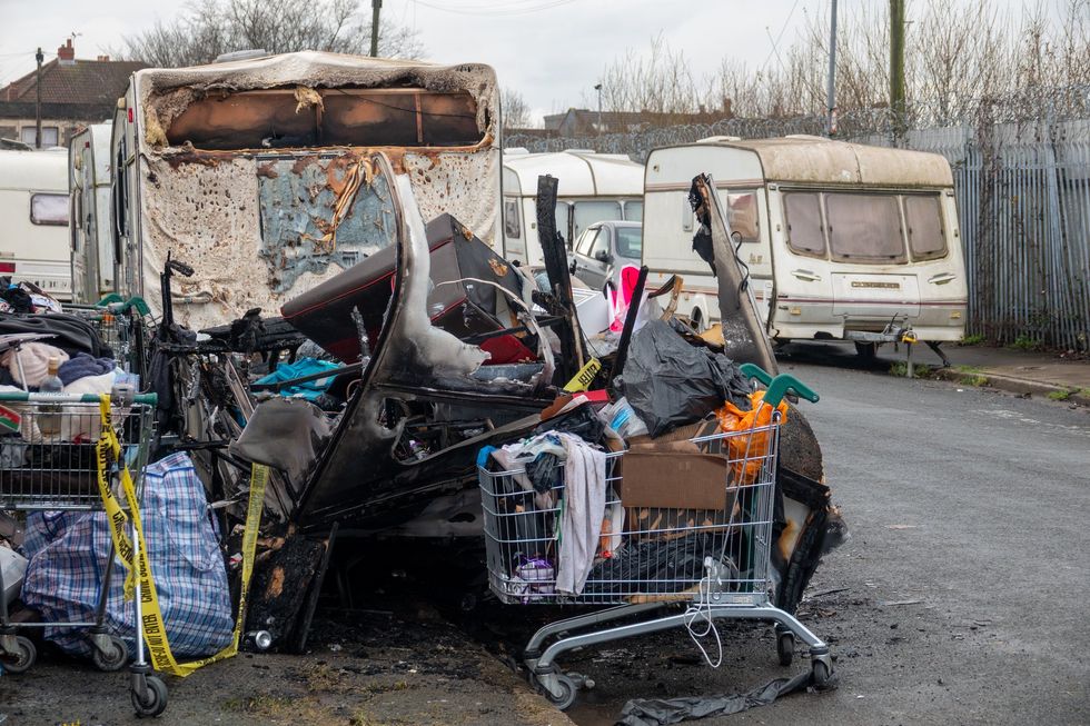 \u200bLocals claimed a plan was underway to relocate caravans from richer parts of Bristol