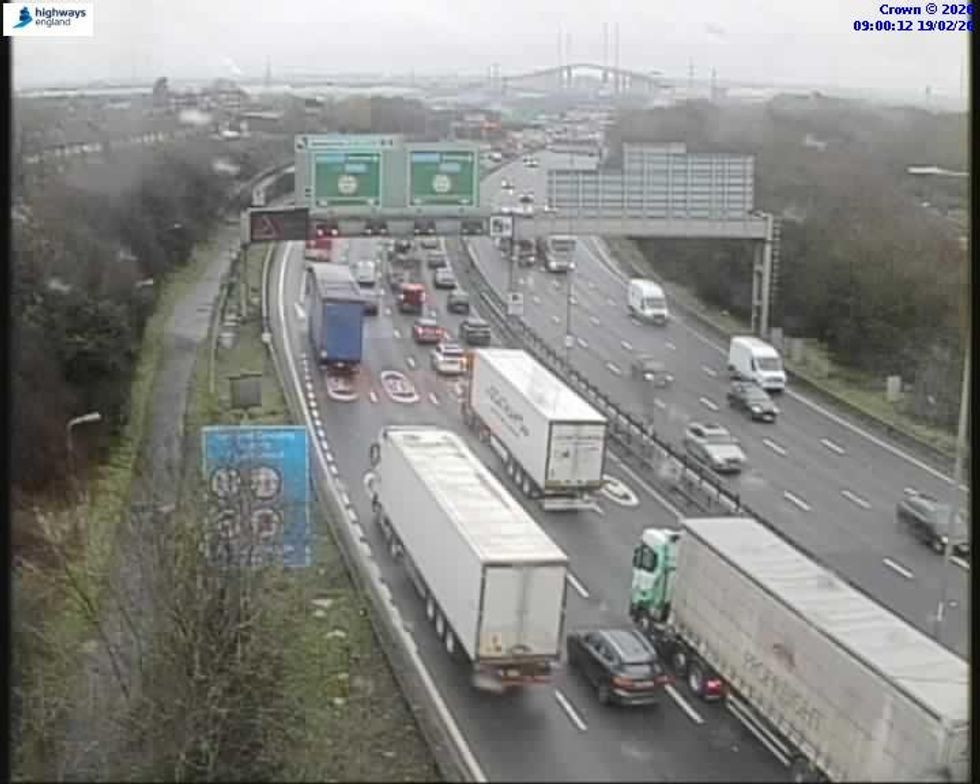 \u200bLong delays remain on the A2 this morning following a lorry fire