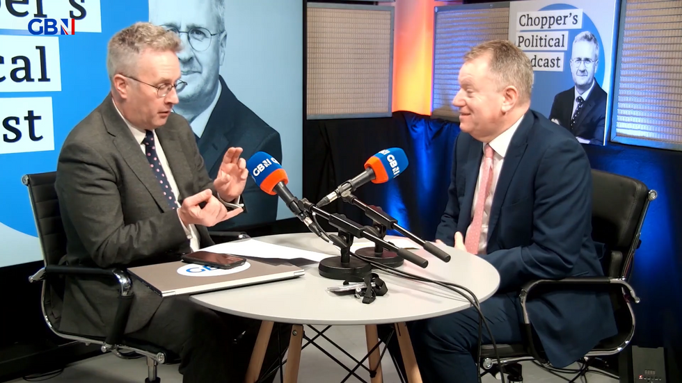 \u200bLord Frost sat down with GB News' Christopher Hope