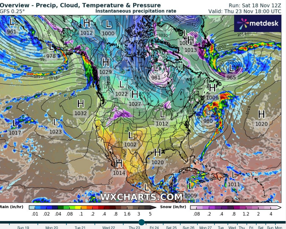 \u200bLow pressure swirls around the central and southern states (2)