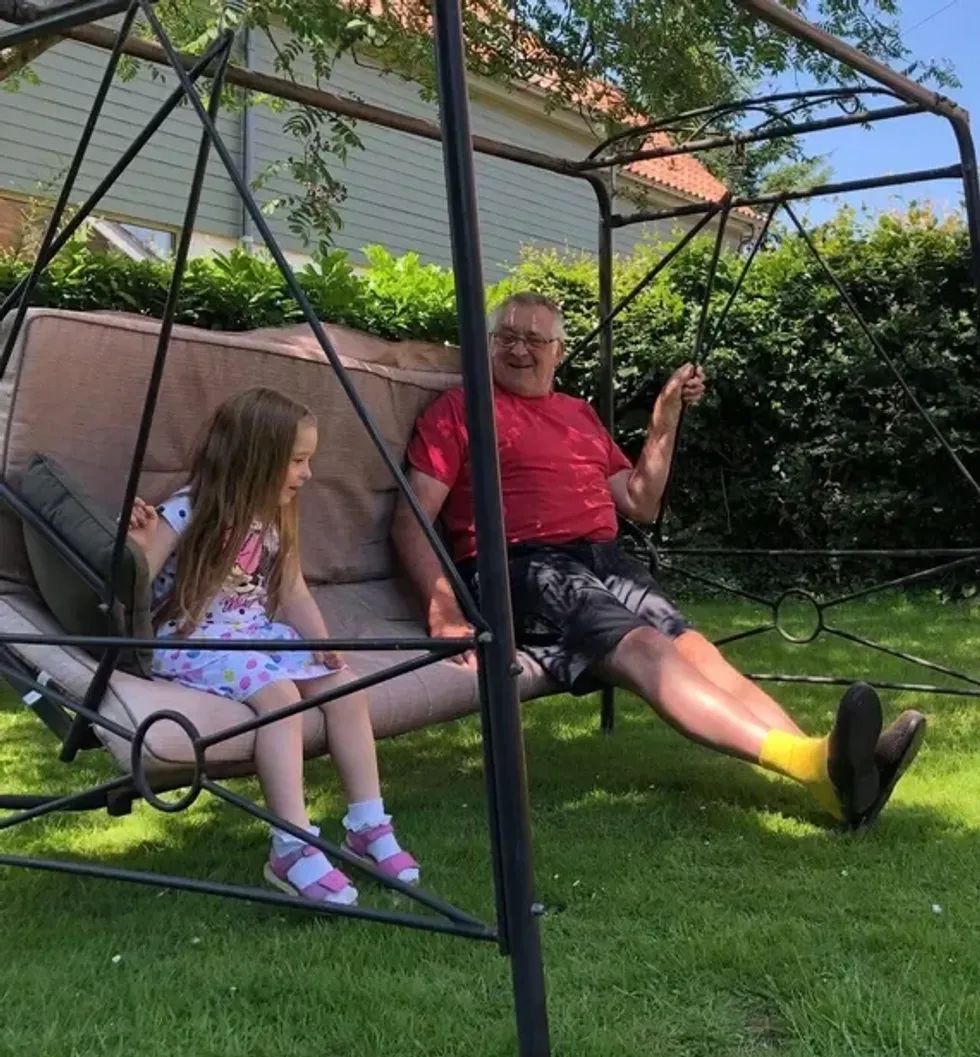 \u200bLucy's Grandad, Derek