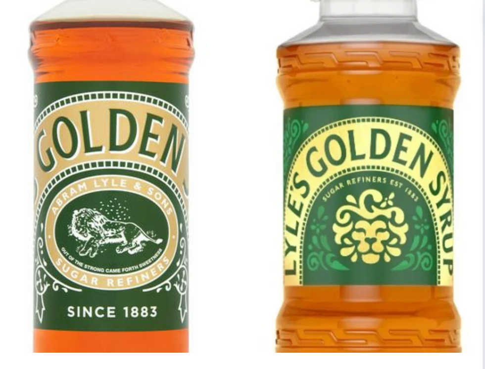 \u200bLyle's Golden Syrup bottles