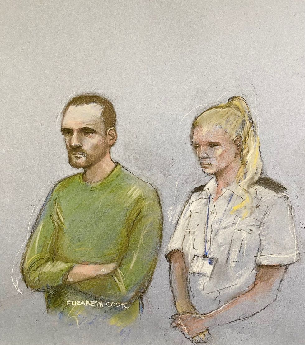 \u200bMarcus Arduini Monzo appearing at the Old Bailey, London