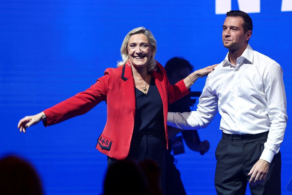 \ U200bmarine le Pen a Jordan Bardella