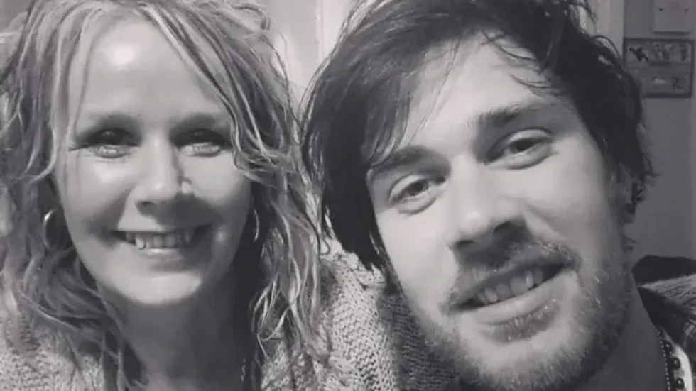 \u200bMaureen Thompson and her son Kevin