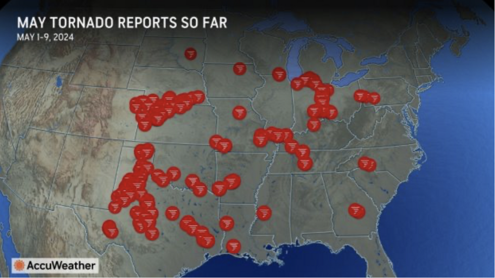 \u200bMay tornado reports so far