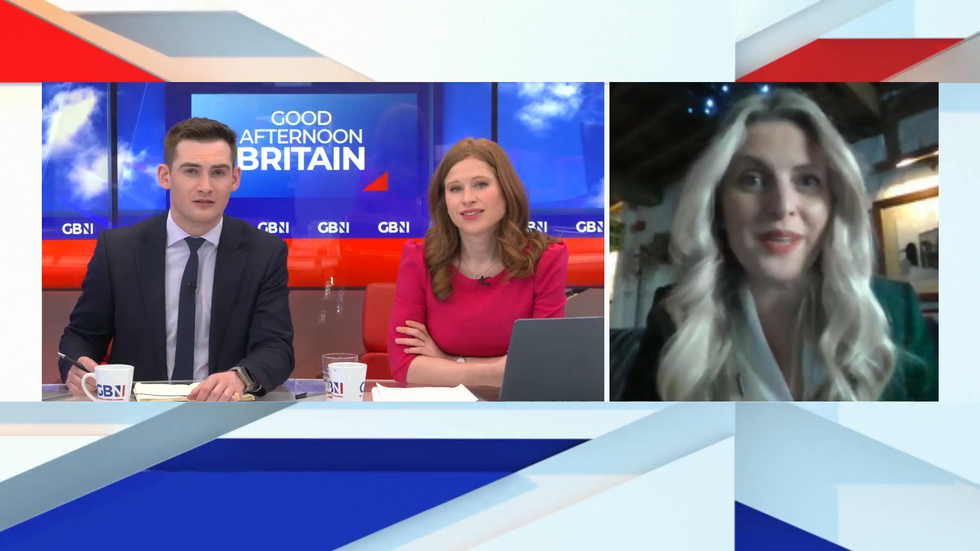 \u200bMcClarkin joined Tom Harwood and Emily Carver on GB News