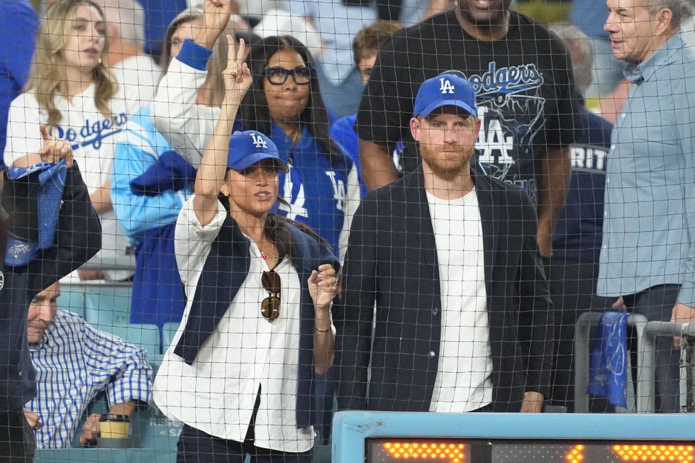 \u200bMeghan and Harry supported the LA Dodgers, which left fans confused, given their connections to Canada and Toronto, the opposition on the night