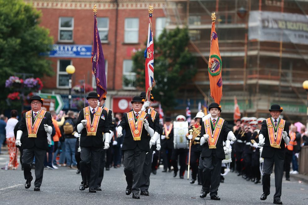 \u200bMembers of the Orange Order