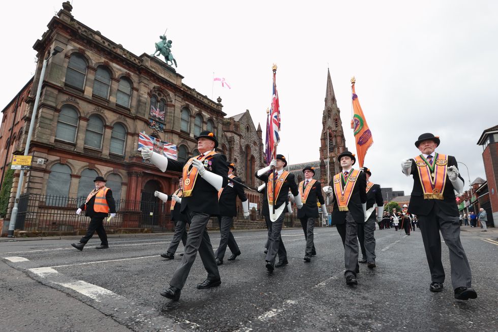 \u200bMembers of the Orange Order