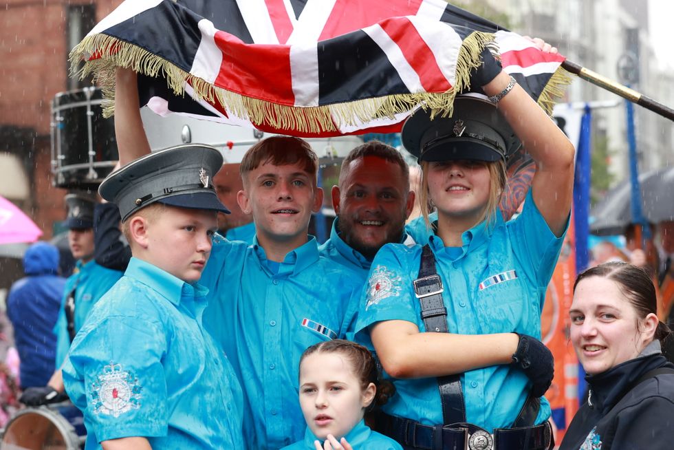 \u200bMembers of the Rathcoole Protestant Flute Band