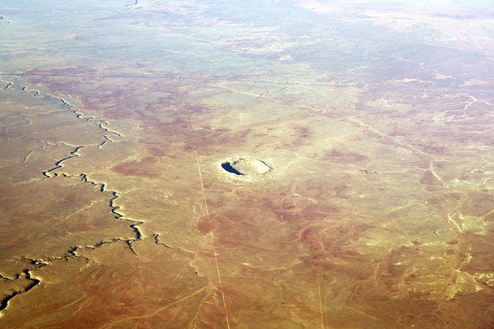 \u200bMeteor crater in Arizona