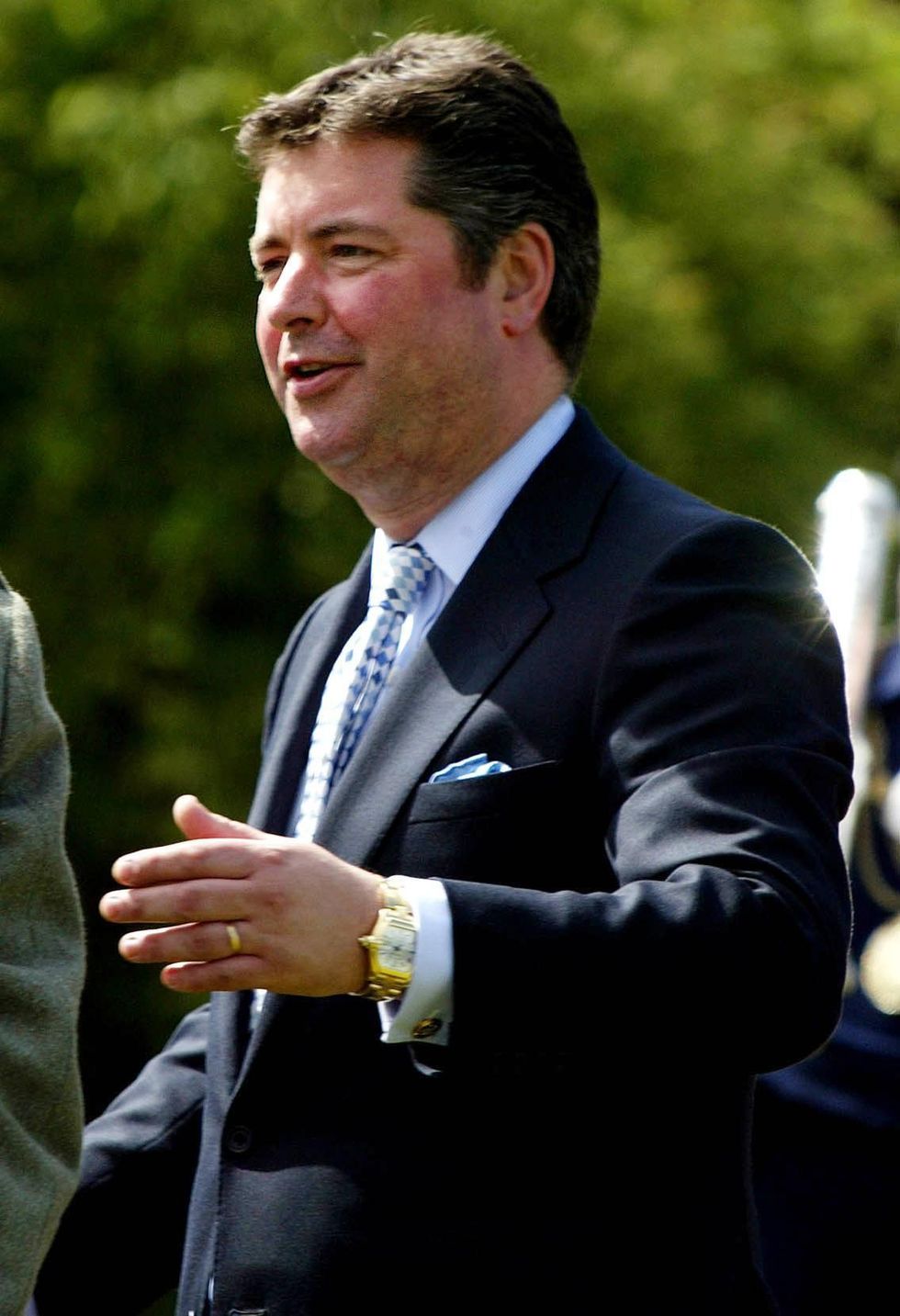 \u200bMichael Fawcett, one of the King's closest aides, in 2004