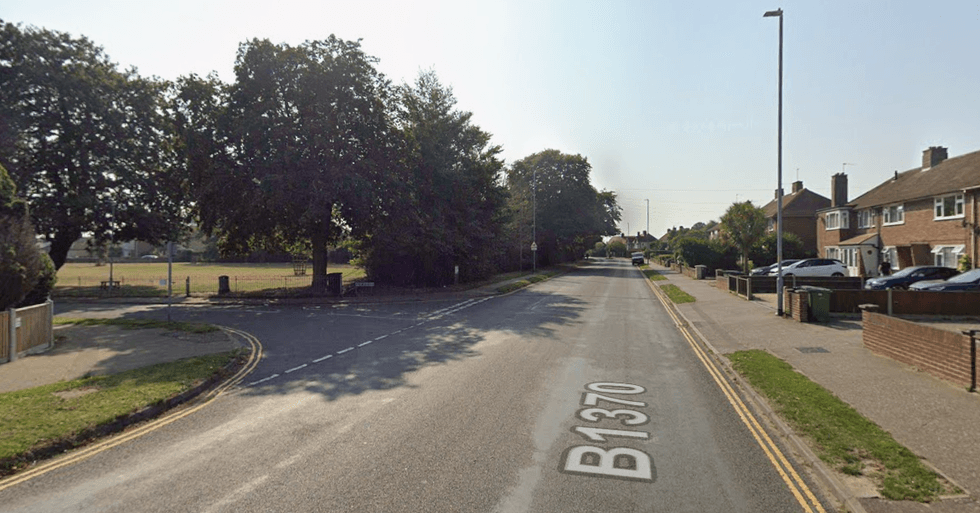 \u200bMiddleton Road in Gorleston where the infamous cycle lane has been made