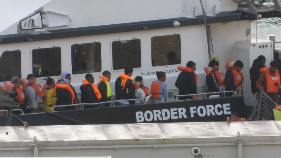 \u200bMigrants arriving in Dover
