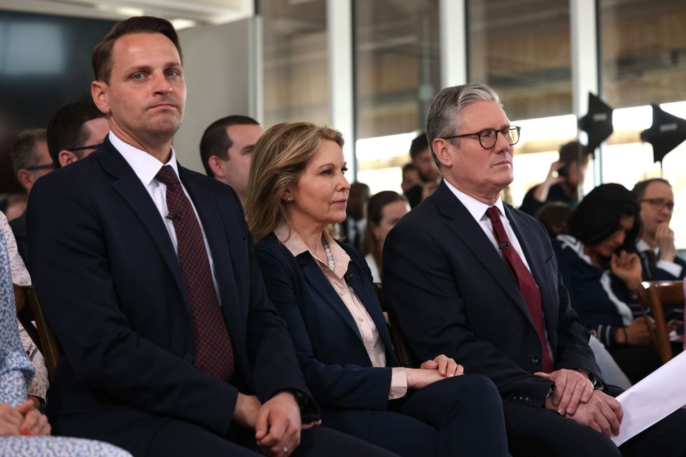 \u200bMike Tapp and Keir Starmer