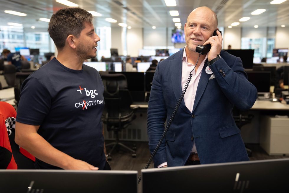 \u200bMike Tindall during the BGC annual charity day at Canary Wharf in London,