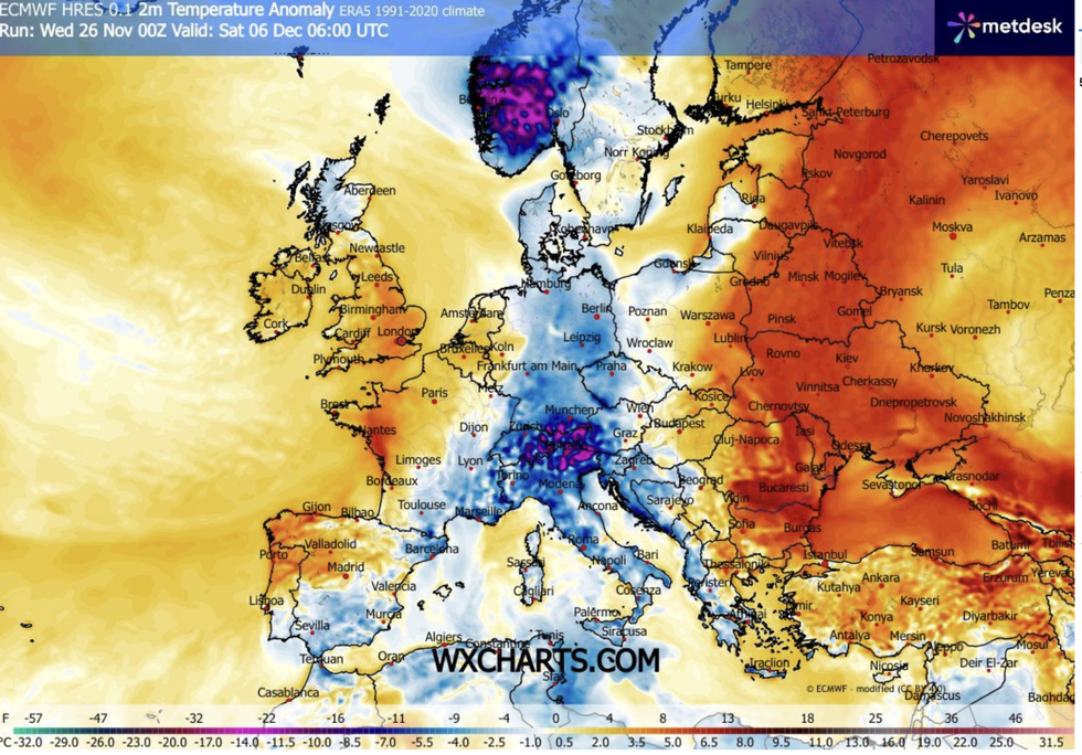 \u200bMild conditions will smother the UK