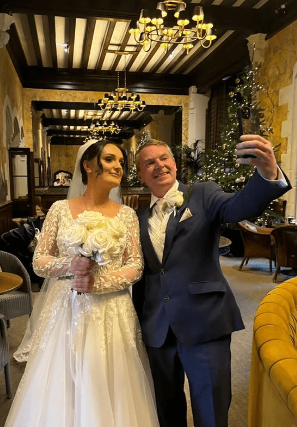 \u200bMillie Radford with Noel Radford