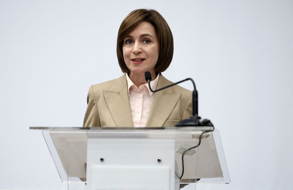 \u200bMoldova's incumbent President and presidential candidate Maia Sandu