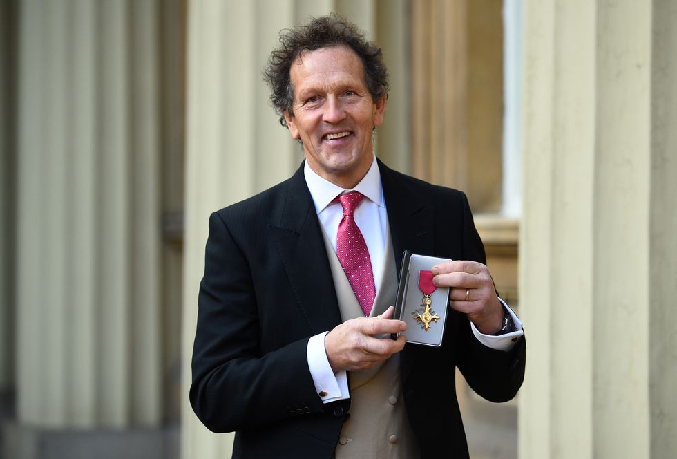 \u200bMonty Don was granted an OBE