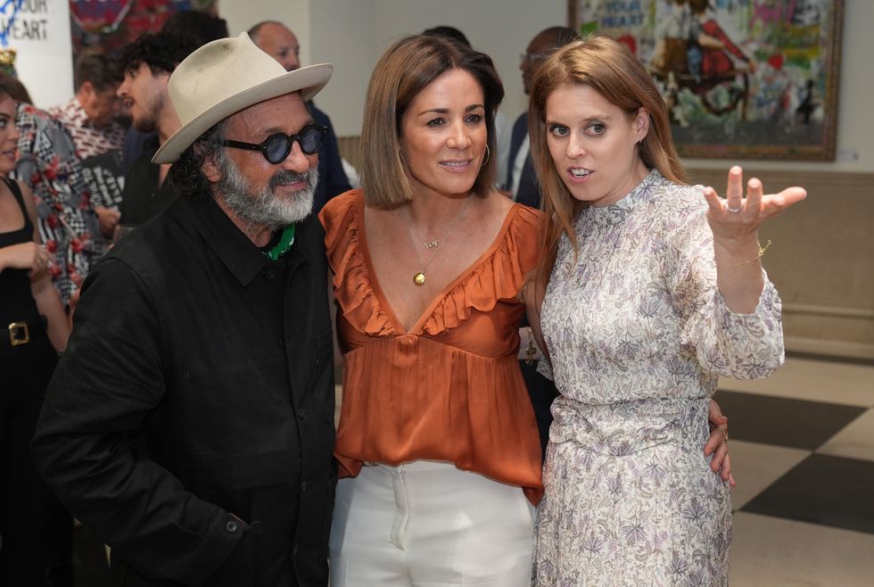 \u200bMr Brainwash, Natalie Pinkham and Princess Beatrice