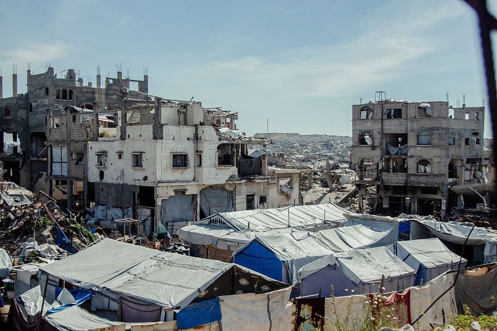 Grande parte da Faixa de Gaza foi destruída