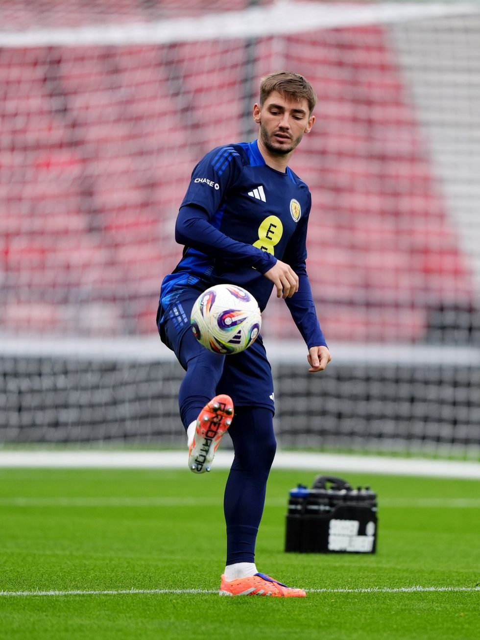 \u200bNapoli midfielder Billy Gilmour