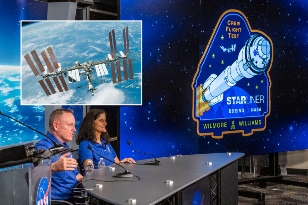 \u200bNASA astronauts Barry "Butch" Wilmore and Suni Williams