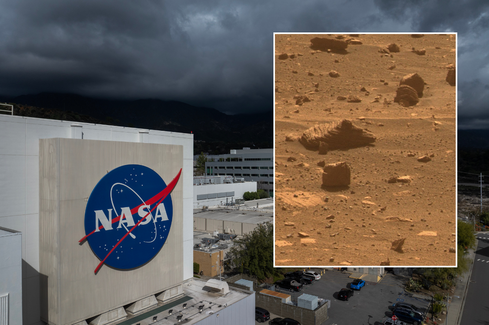 \u200bNasa with inset of Mars