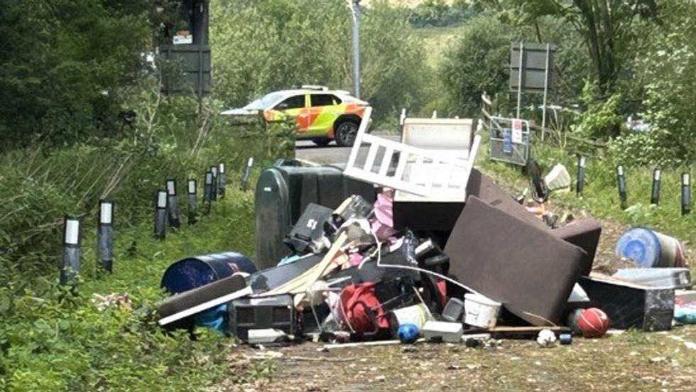 \u200bNational Highways has called for anyone with information about the fly-tipping incident to come forward