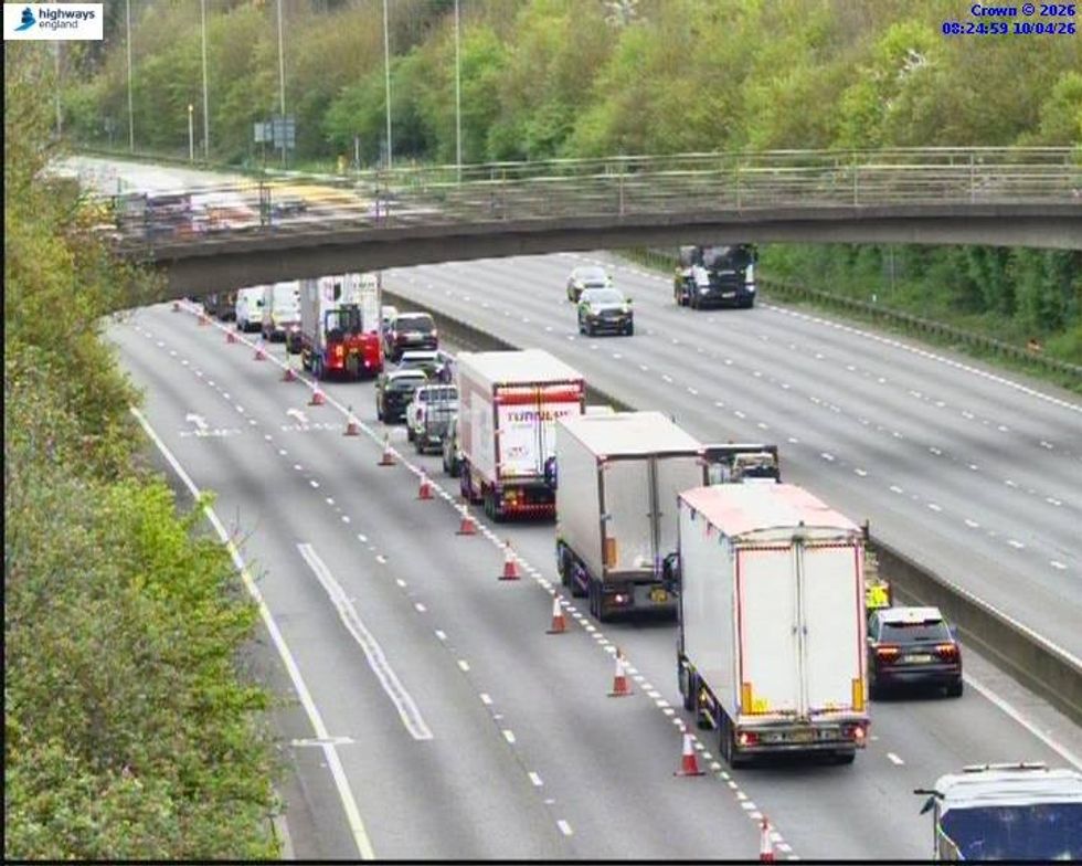 \u200bNational Highways has set out a diversion route for motorists near the M25 this morning