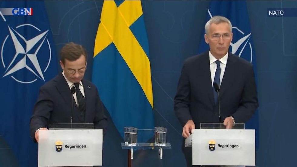 \u200bNATO Secretary General Jens Stoltenberg calls for Sweden to join alliance