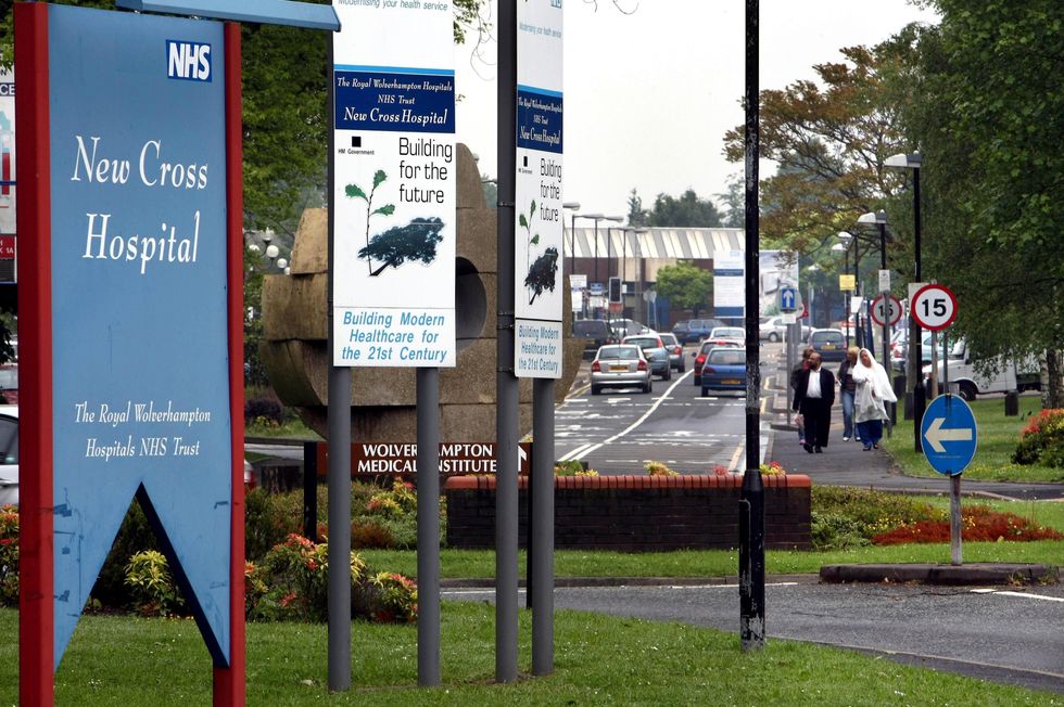 \u200bNew Cross Hospital in Wolverhampton