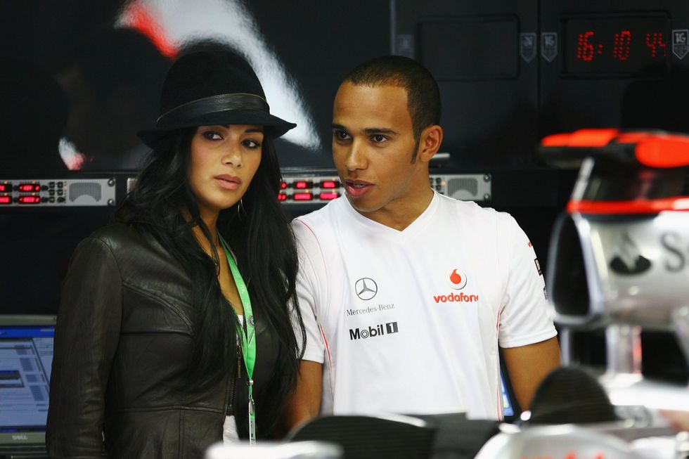 \u200bNicole Scherzinger and Lewis Hamilton