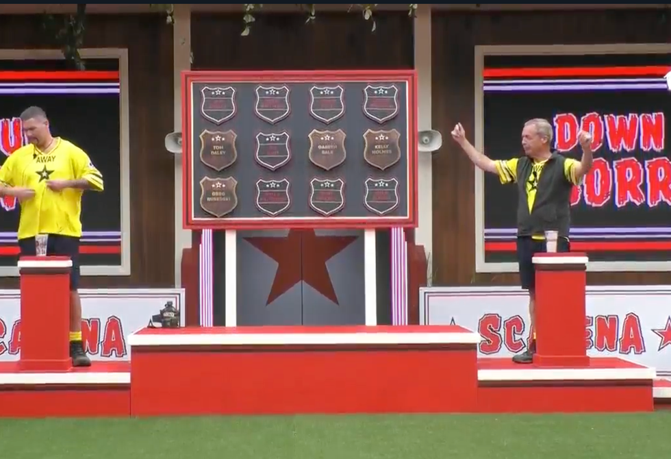 \u200bNigel Farage and Tony Bellew