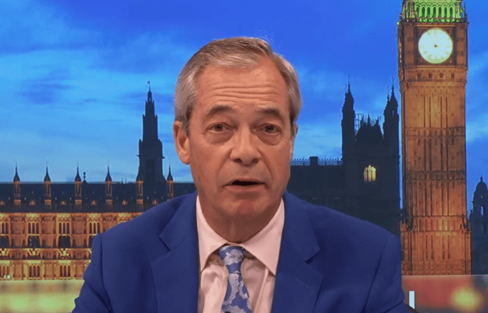 \u200bNigel Farage appeared emotional on his show while speaking about the 'appallling way' the Chagossians were treated
