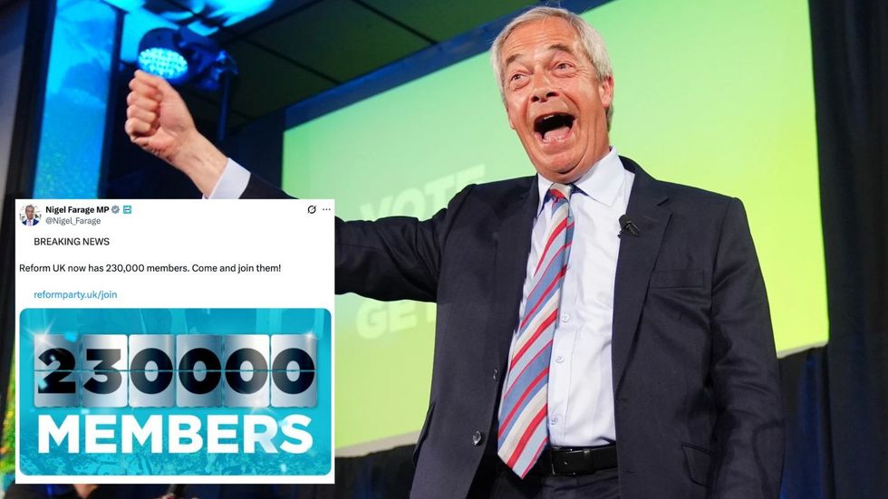 \u200bNigel Farage celebrating