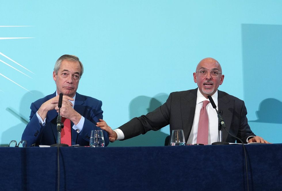 \u200bNigel Farage, Nadhim Zahawi