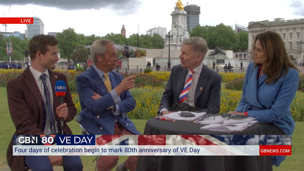 \u200bNigel Farage spoke to Andrew Pierce and Bev Turner on GB News