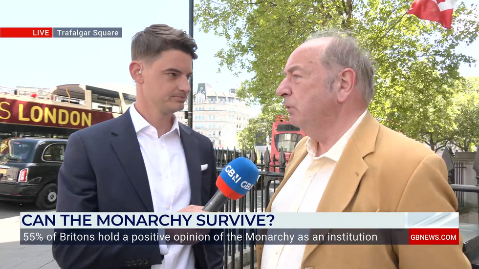 u200bNorman Baker spoke to Ben Leo in Trafalgar Square