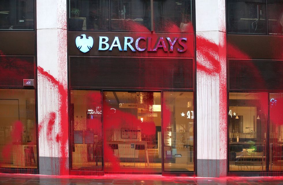 \u200bOne of the Barclays branches targeted
