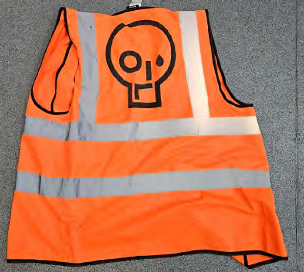 \u200bOne of the high vis jackets found