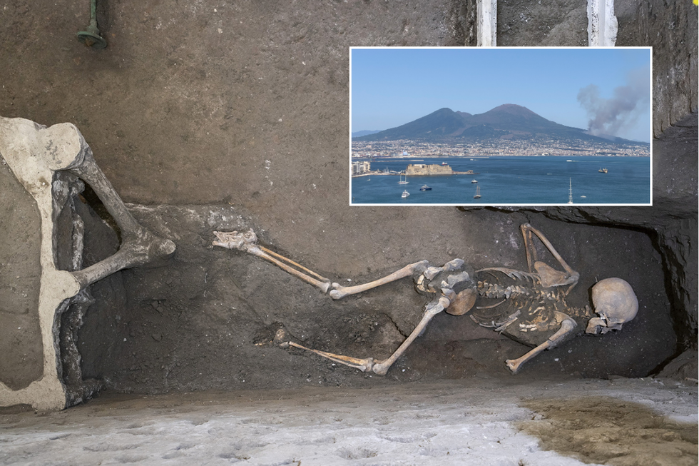 \u200bOne of the skeletons discovered