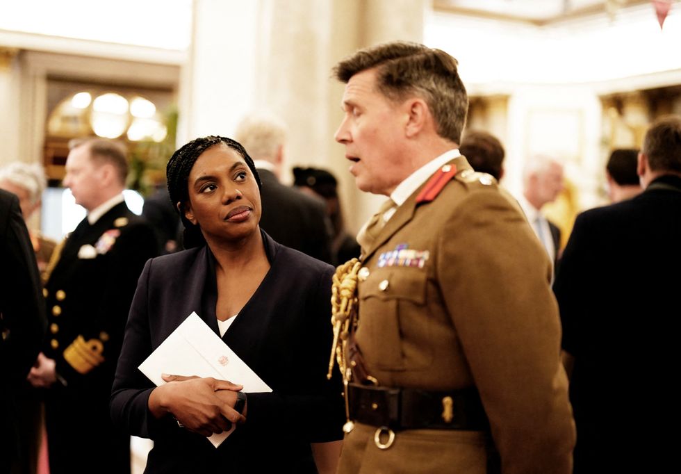 \u200bonservative Party leader Kemi Badenoch joins Second World War veterans
