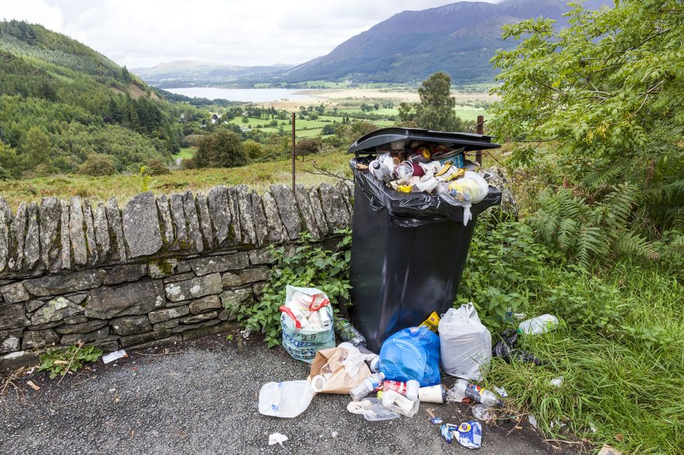 \u200bOverfilled bins may not be collected (file pic)