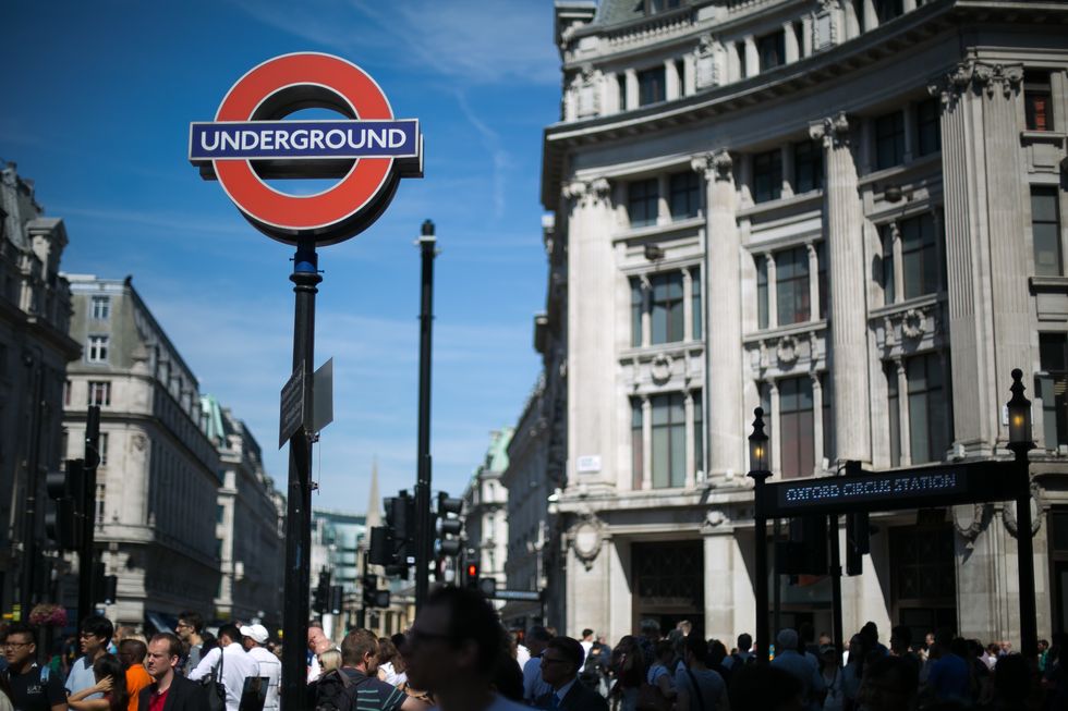 \u200bOxford Circus tube station (file pic)