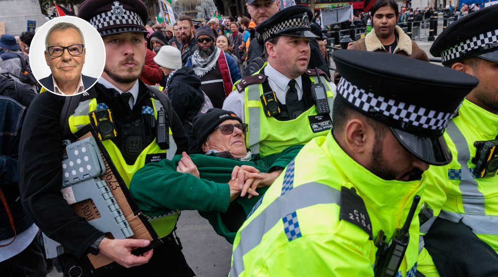 \u200bPalestine Action protestors in London carried away by police