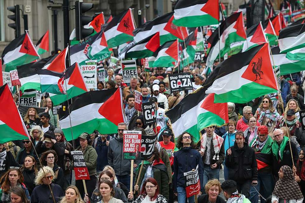 \u200bPalestine protests have taken place in Liverpool throughout the duration of the conference