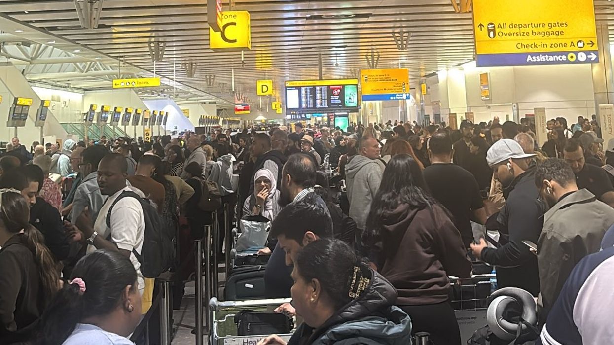 \u200bPassengers are experiencing severe delays at Heathrow Airport